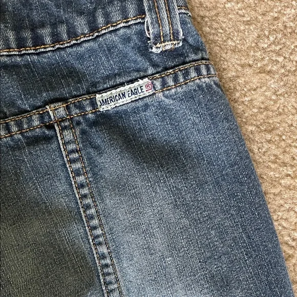 Vintage American Eagle Women's Blue Jeans - Picture 5 of 10